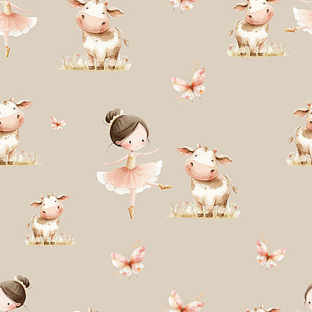 Leni Lichtertanz & Kuni Kuschelkuh Panel - 145cmx50cm - Vorbestellung