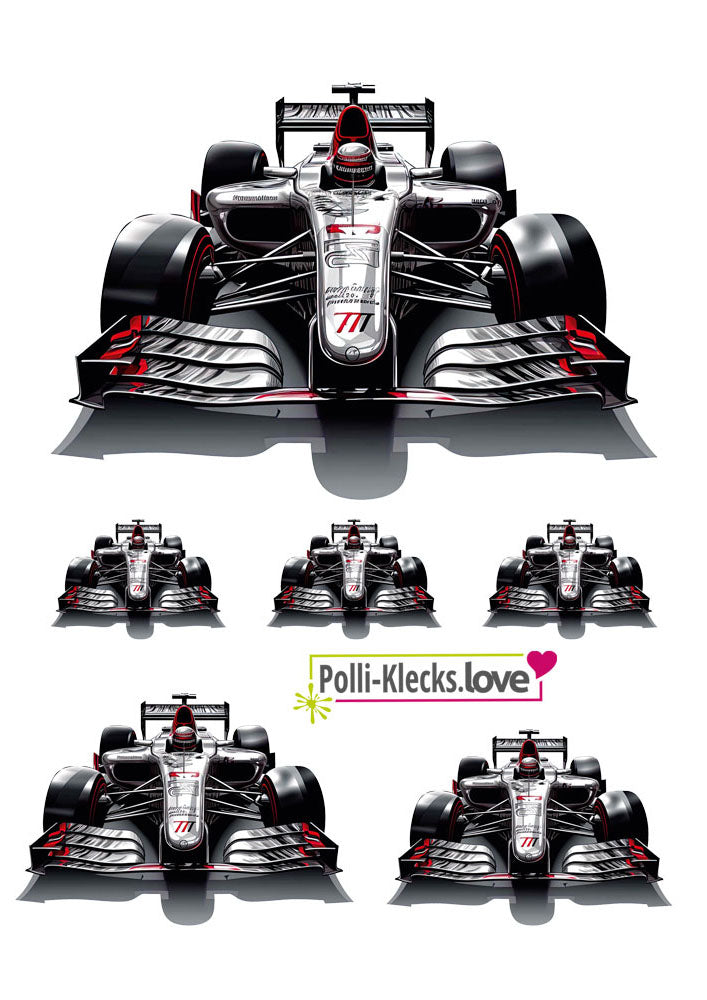 Bügelbilder Set Race Car