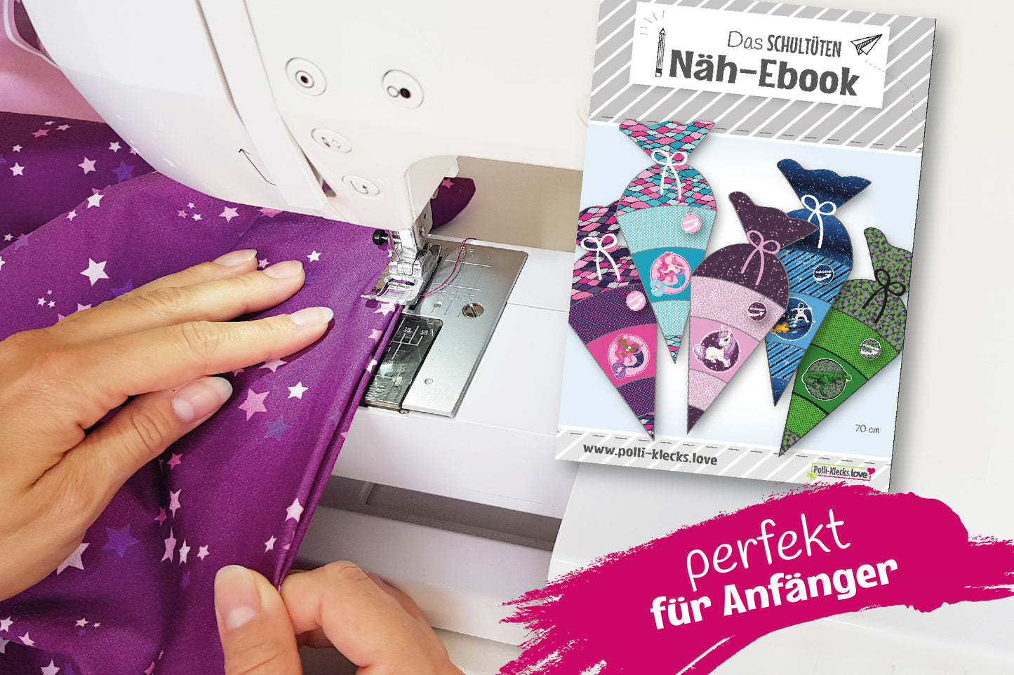 Schultüten Nähpaket "Gloria Glitzerhuf"