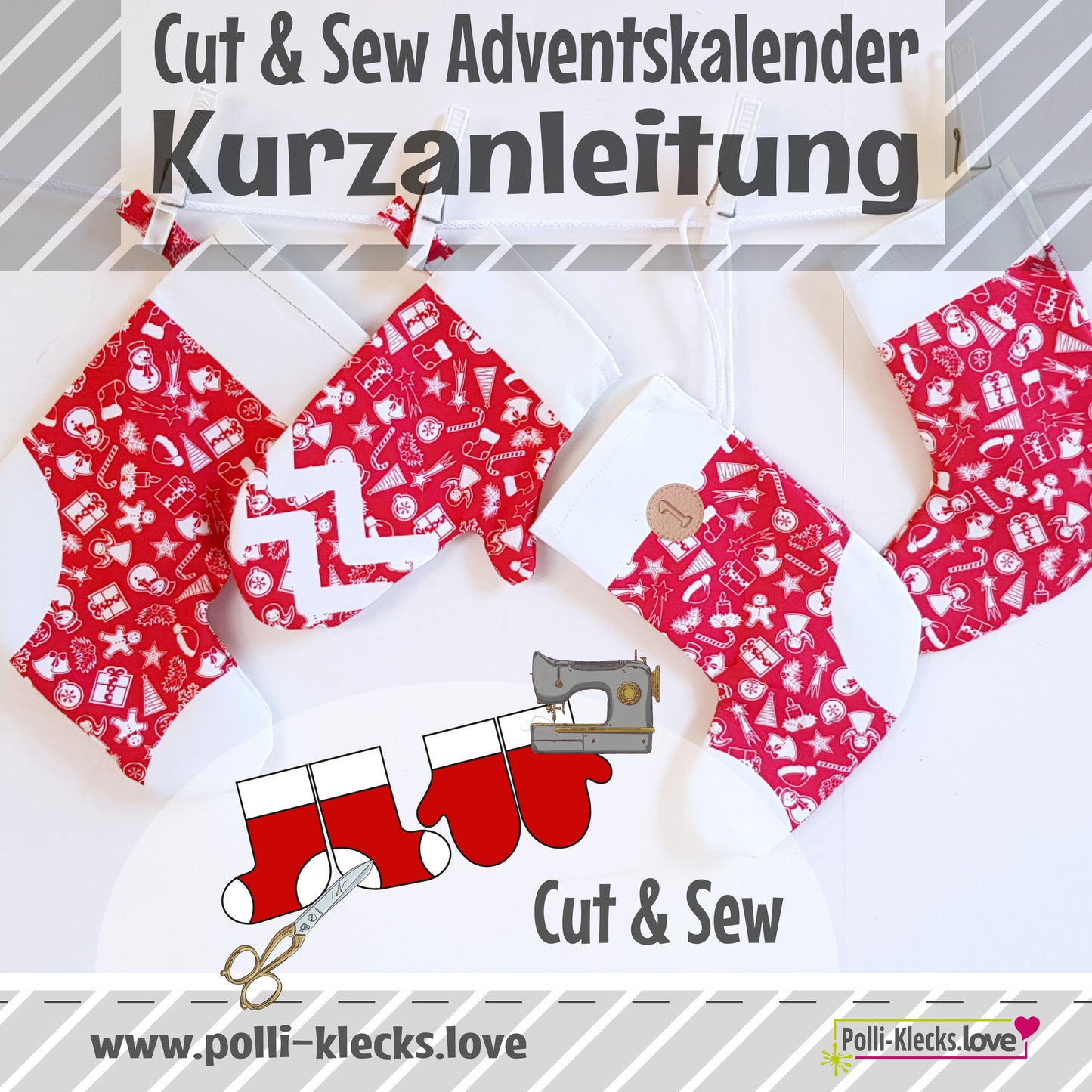 Cut & Sew Adventskalender - Anleitung