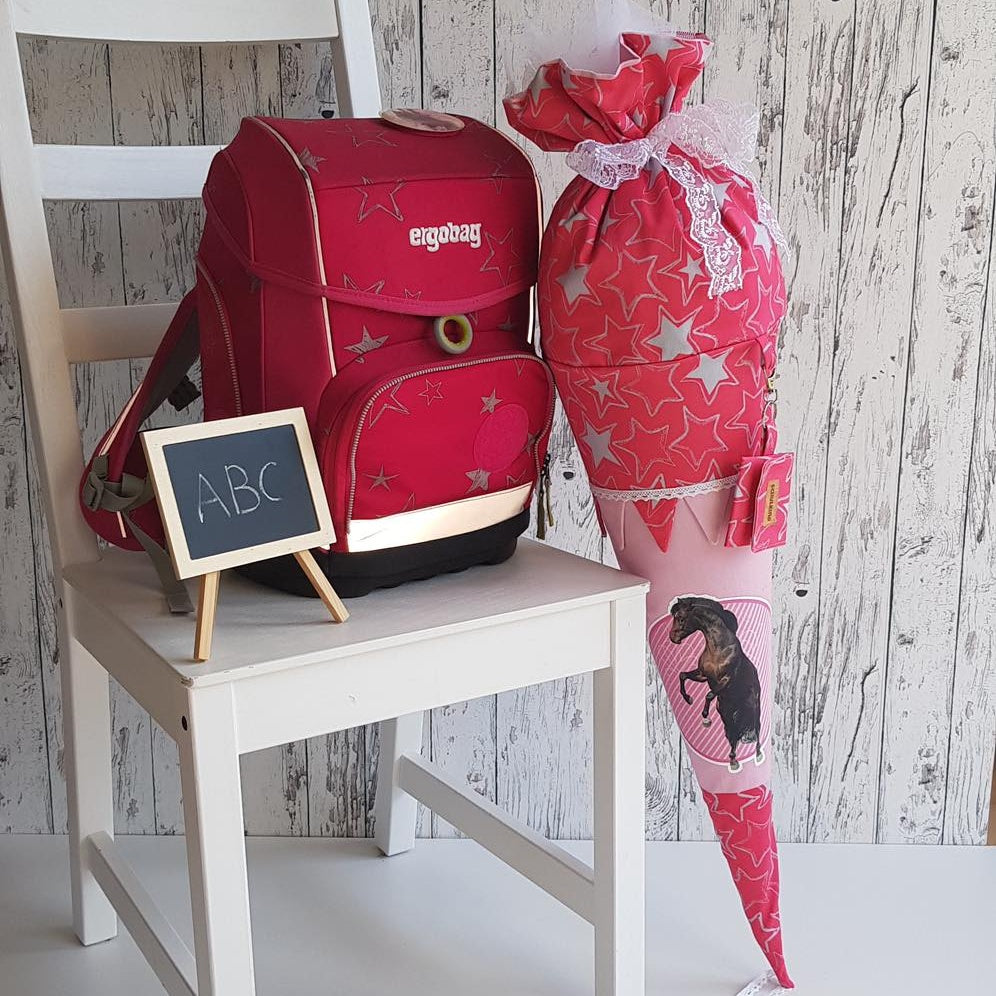 Genäht von Yvi zum Ergobag CinBärella aus dem Cut & Sew Stoff von www.stoff.love