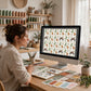 Individuelle Stoffdruckvorlage erstellen lassen | Textildesign Büro der Stoff-Schmie.de