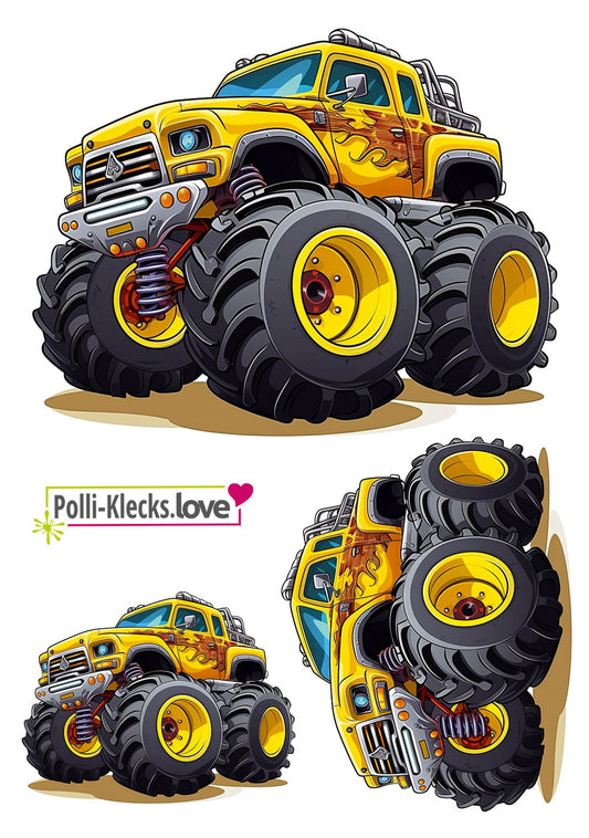 Monstertruck Love #14 - Bügelbilder Set