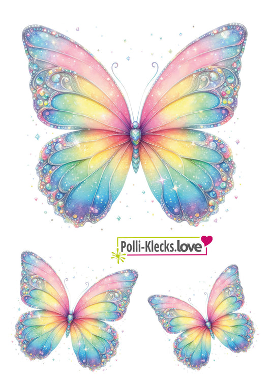 Schmetterling Love #15 - Bügelbilder Set