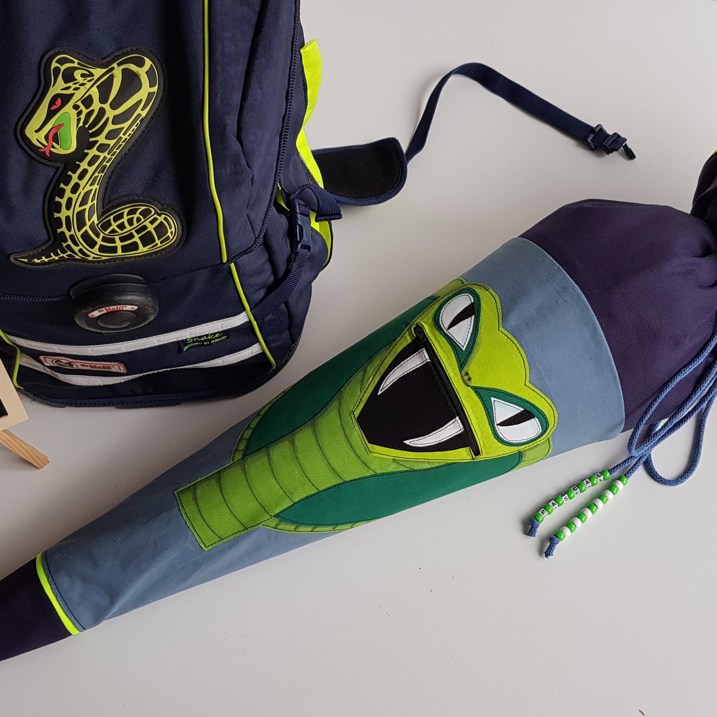 „Taschen-Tier“ Kobra - Schnitt + Plott/Applidatei + Anleitung