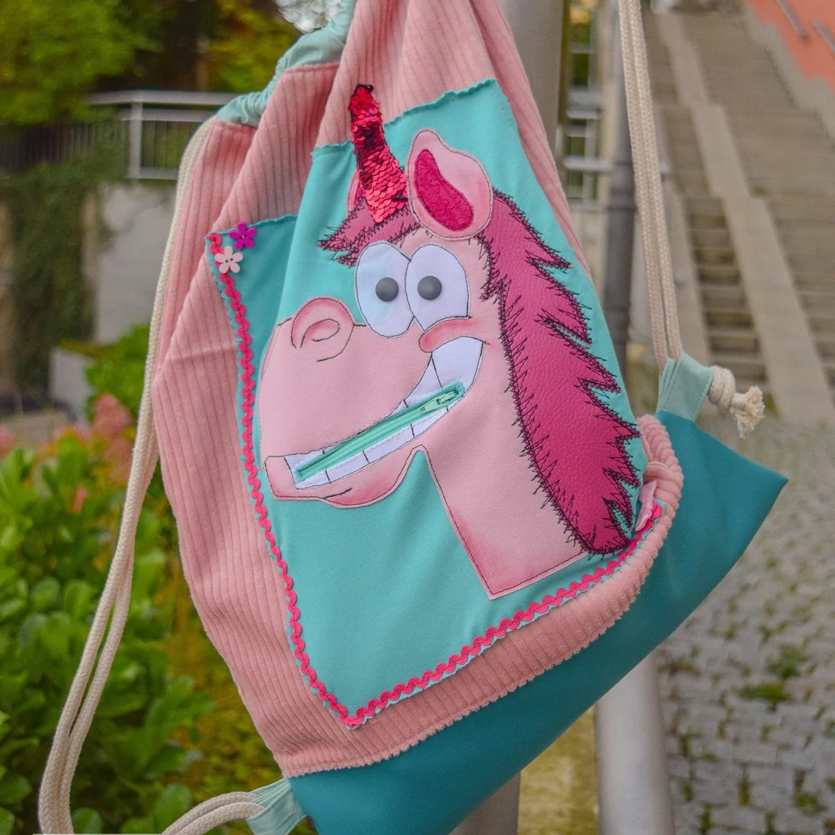 „Taschen-Tier“ Pferd & Einhorn - Schnitt + Plott/Applidatei + Anleitung