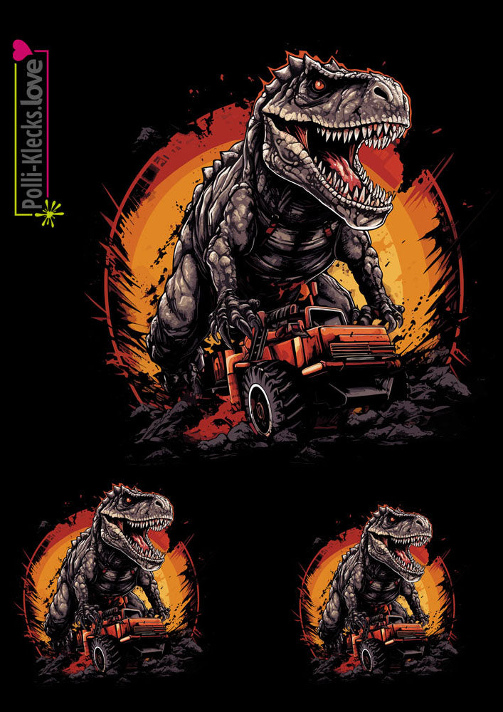 Bügelbilder Set T-Rex