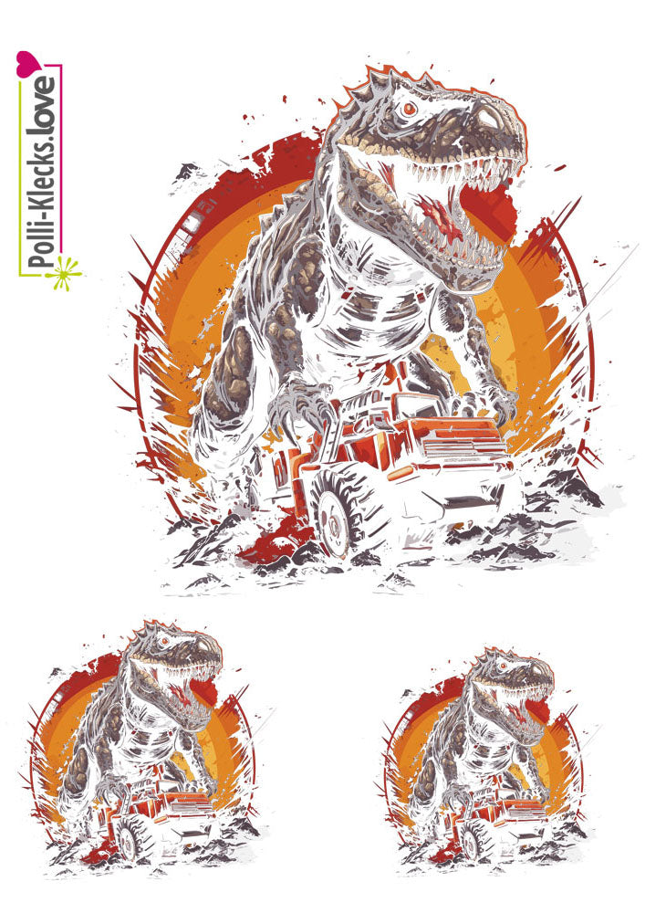 Bügelbilder Set T-Rex