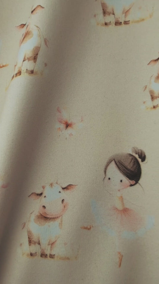 Leni Lichtertanz & Kuni Kuschelkuh XL Panel - 145cmx100cm - Vorbestellung