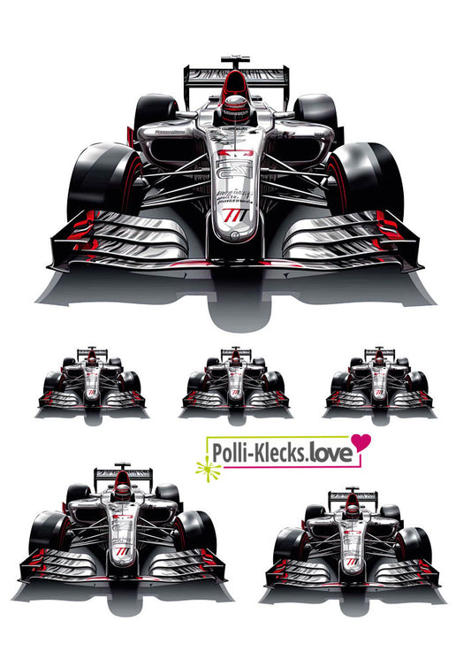 Bügelbilder Set Race Car