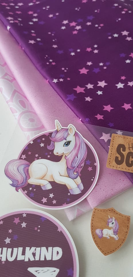Schultüten Nähpaket "Gloria Glitzerhuf"