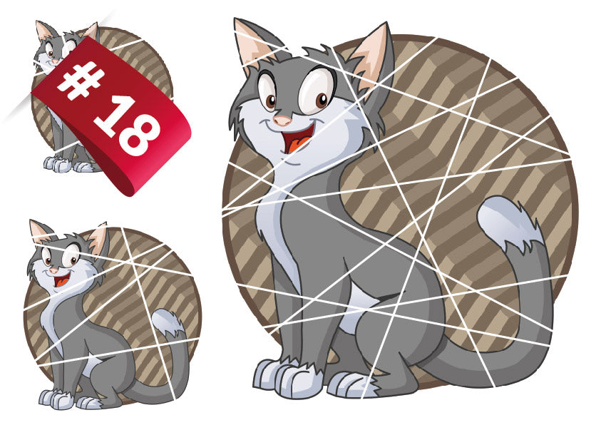 Bügelbilder Set - #18 - Katze