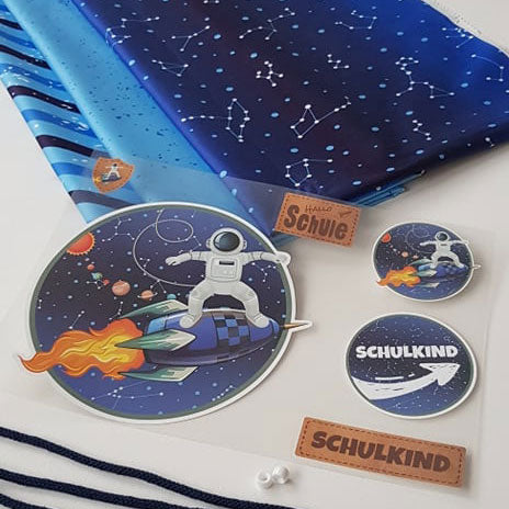 Bügelbilder Set - "Janni Jupiter"