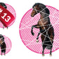 Bügelbilder Set - #13 - Pferd Pink
