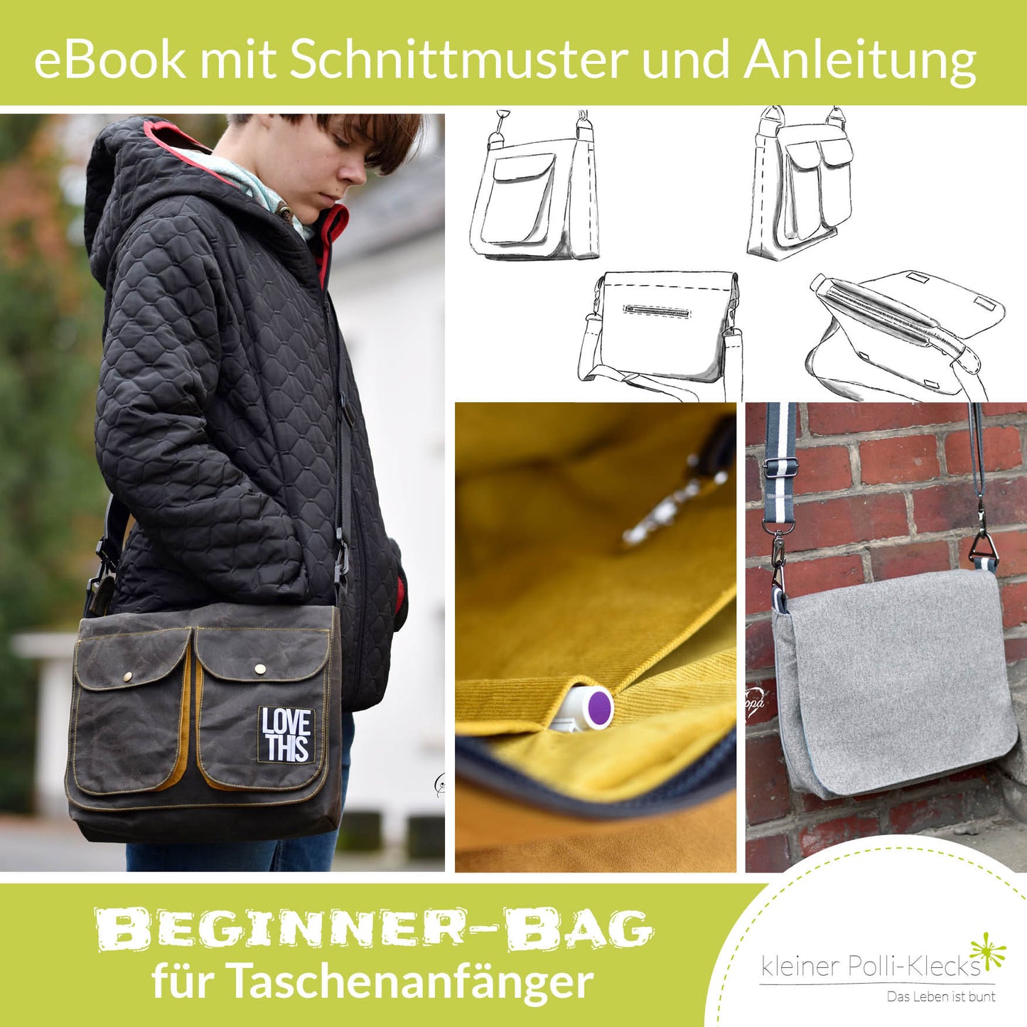 Beginner Bag - Schnitt + Anleitung