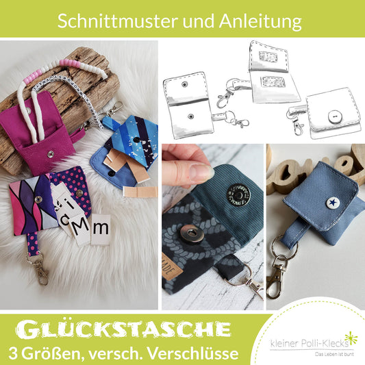 Glückstasche – Portemonnaie – Schnitt + Anleitung