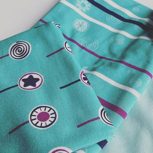 Viskose Jersey EP "LolliPops" + Halbe Meter Kleid KIDS 80-128 eBook/Schnitt