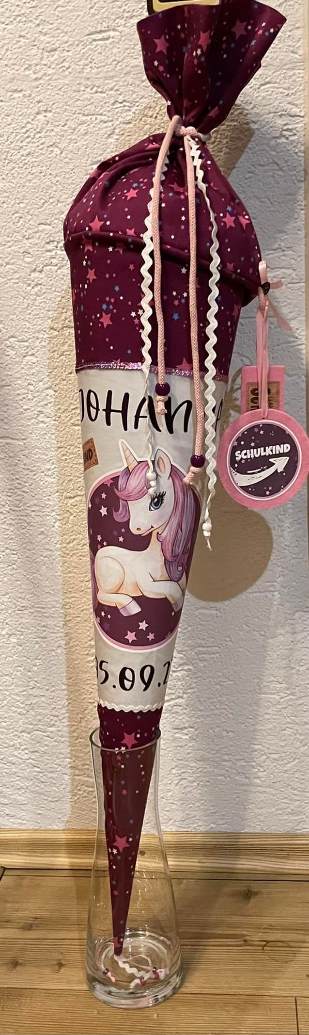 DIY Unicorn Schultüte genäht von Miriam